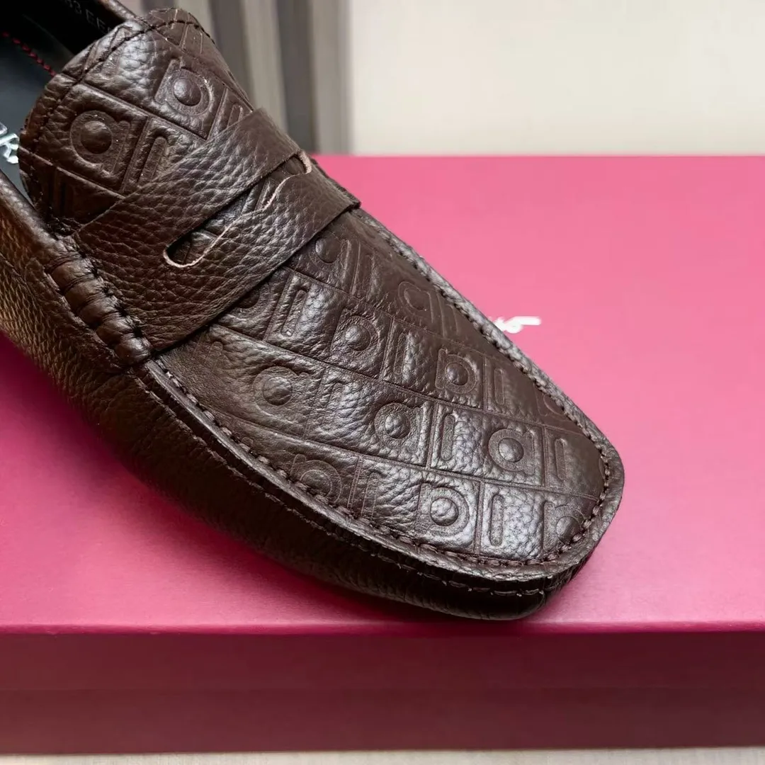 Men's men's shoes 💰620 Ferragamo new high-end quality 🔥 imported lychee pattern ➕ cowhide lining size 38-45